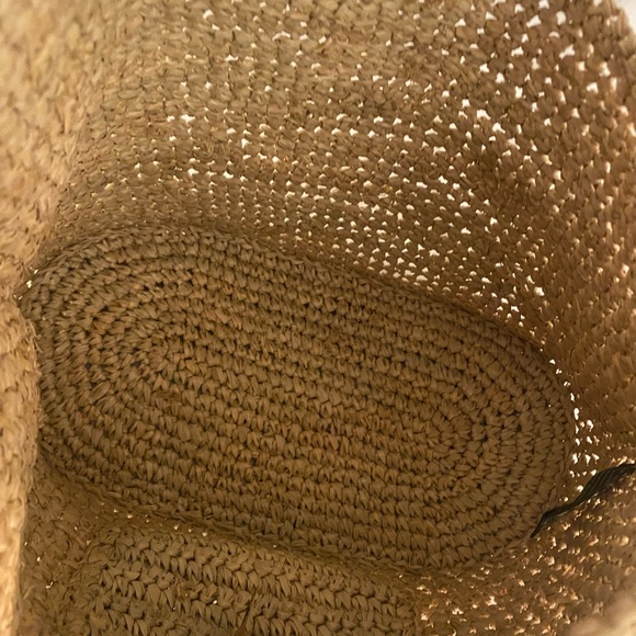 flore bella napa tote luxe straw bag - Picture 5 of 5